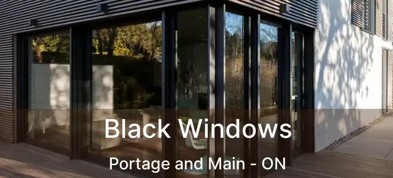  Black Windows Portage and Main - ON