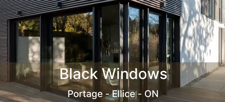  Black Windows Portage - Ellice - ON