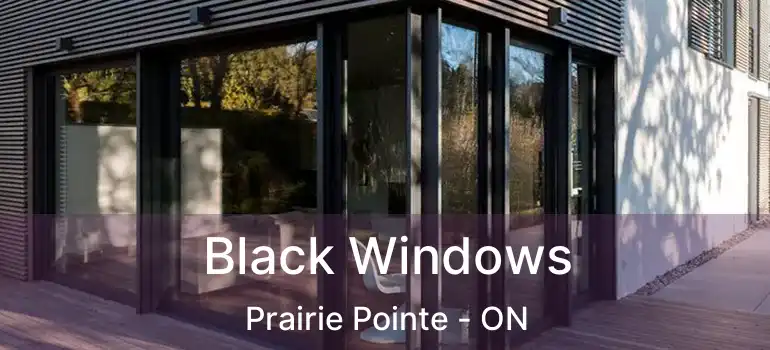  Black Windows Prairie Pointe - ON
