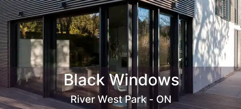  Black Windows River West Park - ON