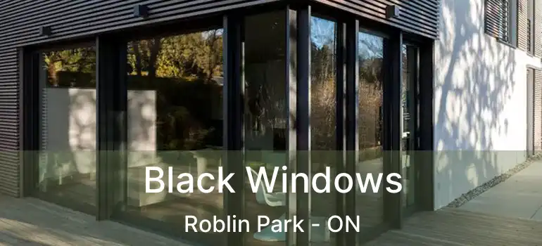  Black Windows Roblin Park - ON