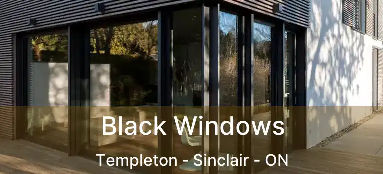  Black Windows Templeton - Sinclair - ON