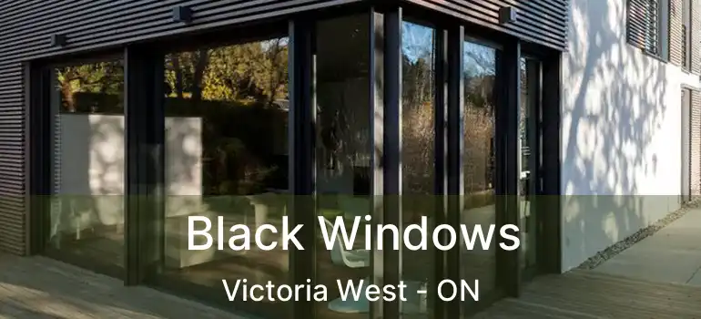  Black Windows Victoria West - ON