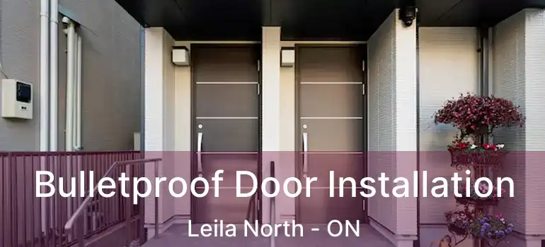  Bulletproof Door Installation Leila North - ON