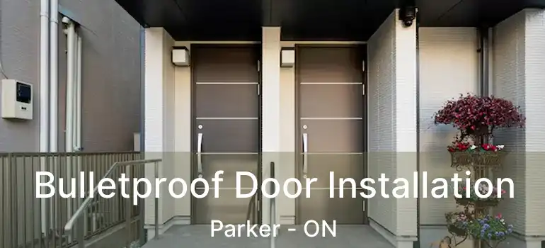  Bulletproof Door Installation Parker - ON