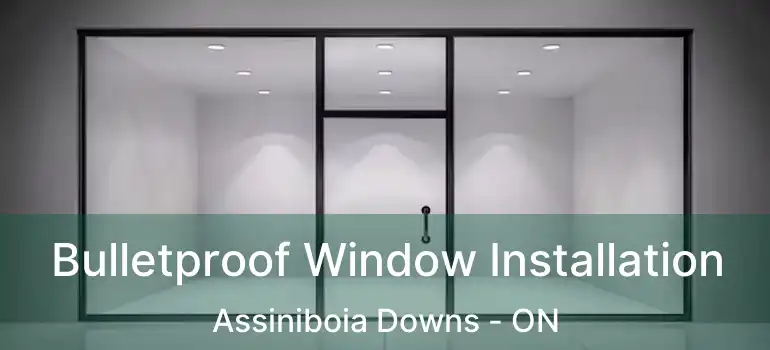  Bulletproof Window Installation Assiniboia Downs - ON