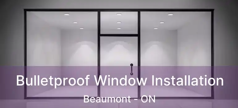  Bulletproof Window Installation Beaumont - ON