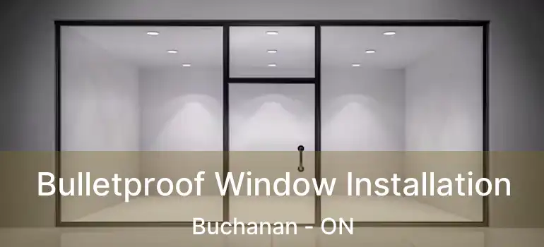  Bulletproof Window Installation Buchanan - ON