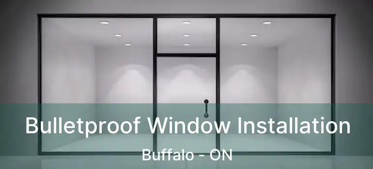  Bulletproof Window Installation Buffalo - ON