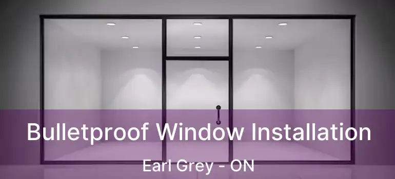  Bulletproof Window Installation Earl Grey - ON