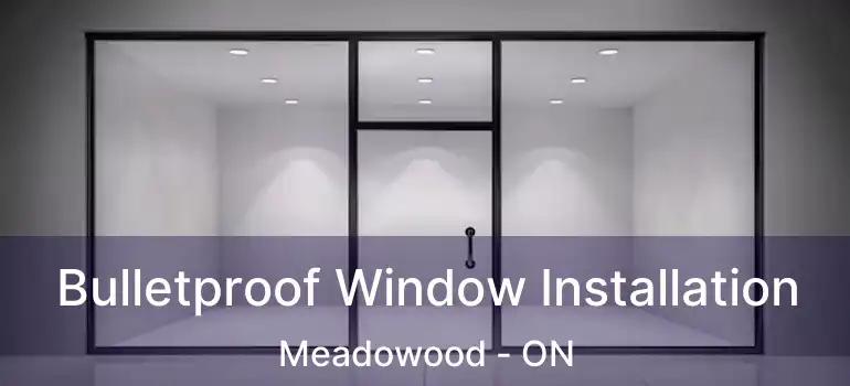  Bulletproof Window Installation Meadowood - ON