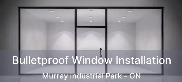  Bulletproof Window Installation Murray Industrial Park - ON