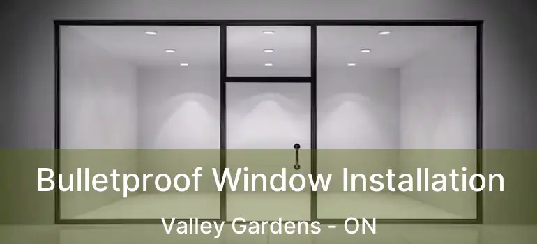  Bulletproof Window Installation Valley Gardens - ON