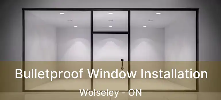  Bulletproof Window Installation Wolseley - ON
