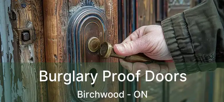  Burglary Proof Doors Birchwood - ON