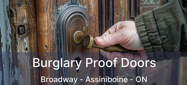  Burglary Proof Doors Broadway - Assiniboine - ON