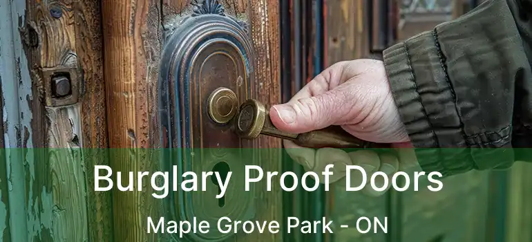  Burglary Proof Doors Maple Grove Park - ON