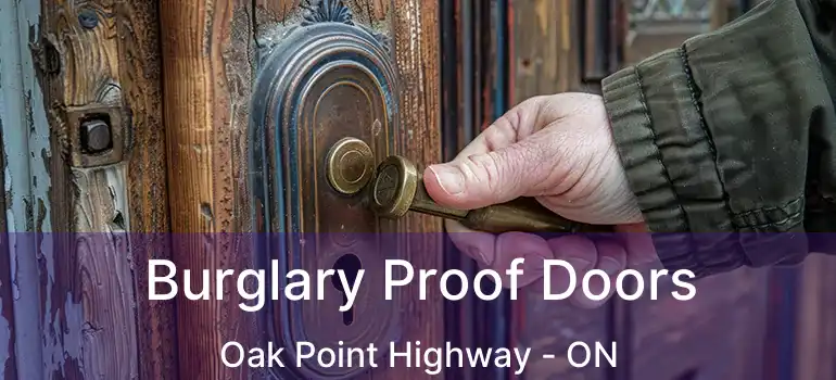  Burglary Proof Doors Oak Point Highway - ON
