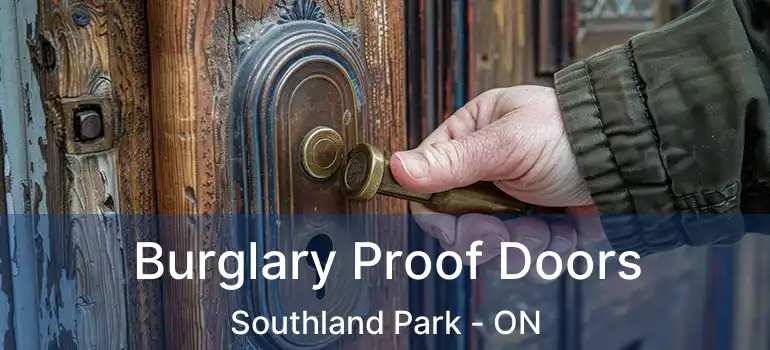  Burglary Proof Doors Southland Park - ON