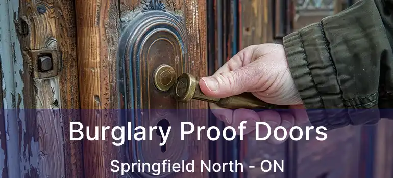  Burglary Proof Doors Springfield North - ON