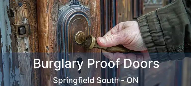  Burglary Proof Doors Springfield South - ON