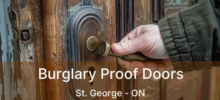 Burglary Proof Doors St. George - ON