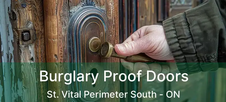  Burglary Proof Doors St. Vital Perimeter South - ON
