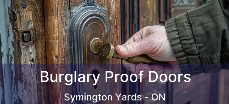  Burglary Proof Doors Symington Yards - ON