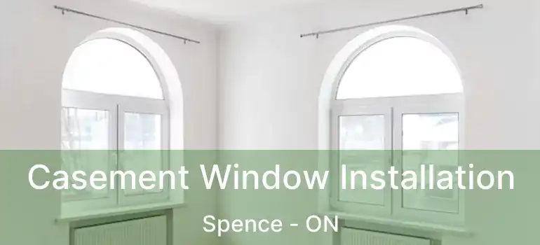  Casement Window Installation Spence - ON