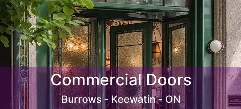  Commercial Doors Burrows - Keewatin - ON