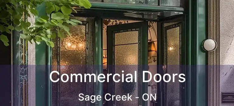  Commercial Doors Sage Creek - ON