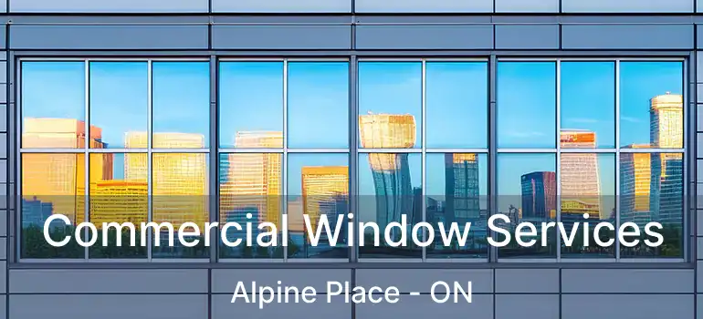  Commercial Window Services Alpine Place - ON