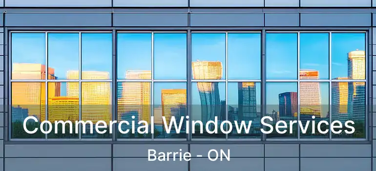  Commercial Window Services Barrie - ON