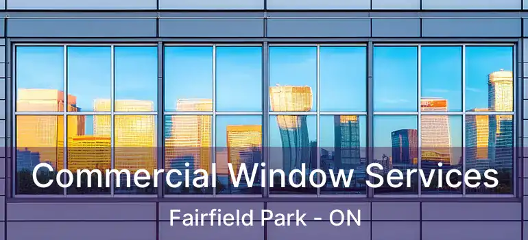  Commercial Window Services Fairfield Park - ON
