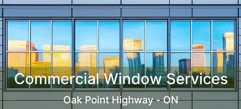  Commercial Window Services Oak Point Highway - ON