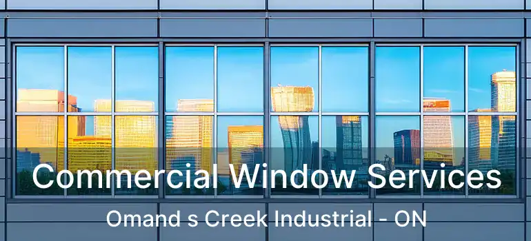  Commercial Window Services Omand s Creek Industrial - ON