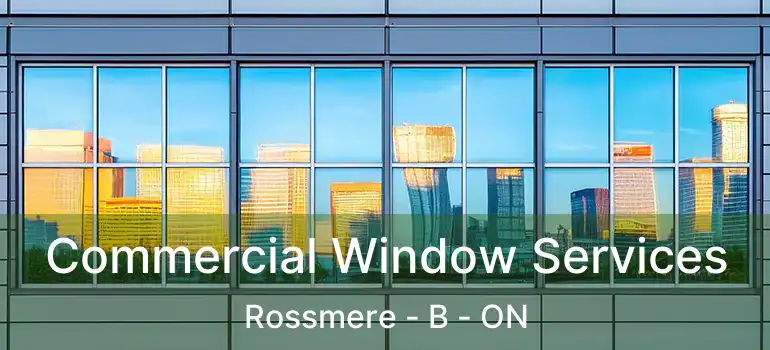  Commercial Window Services Rossmere - B - ON