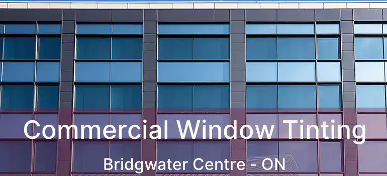  Commercial Window Tinting Bridgwater Centre - ON