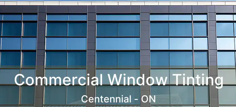  Commercial Window Tinting Centennial - ON