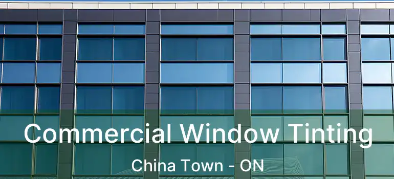  Commercial Window Tinting China Town - ON