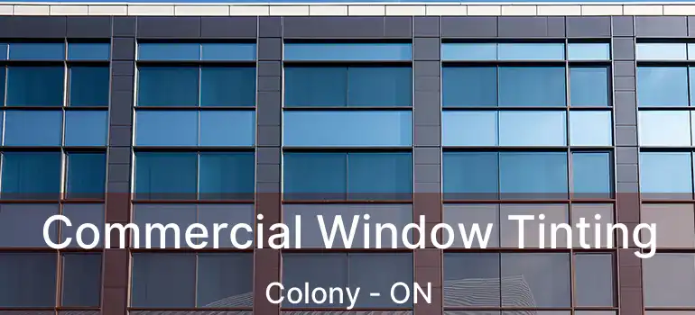  Commercial Window Tinting Colony - ON