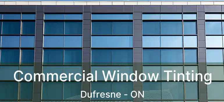  Commercial Window Tinting Dufresne - ON