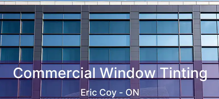  Commercial Window Tinting Eric Coy - ON