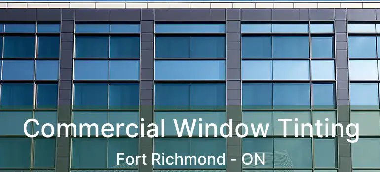  Commercial Window Tinting Fort Richmond - ON