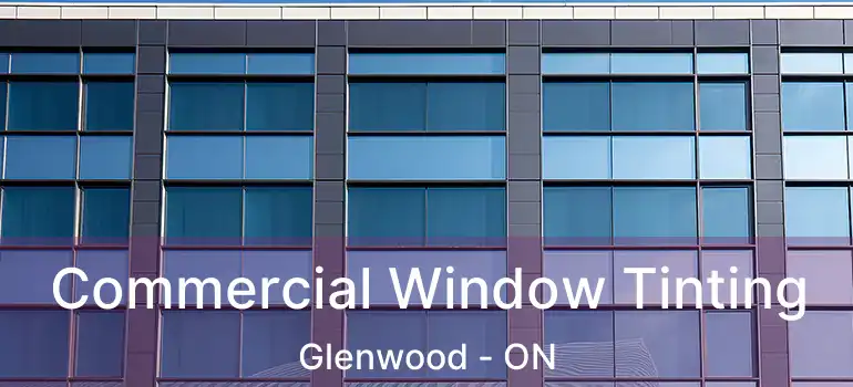  Commercial Window Tinting Glenwood - ON