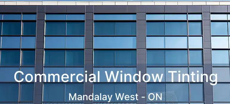 Commercial Window Tinting Mandalay West - ON