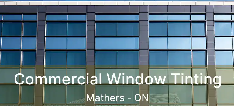  Commercial Window Tinting Mathers - ON