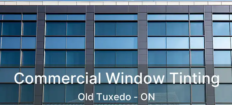  Commercial Window Tinting Old Tuxedo - ON