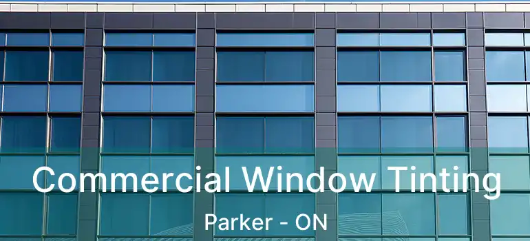  Commercial Window Tinting Parker - ON