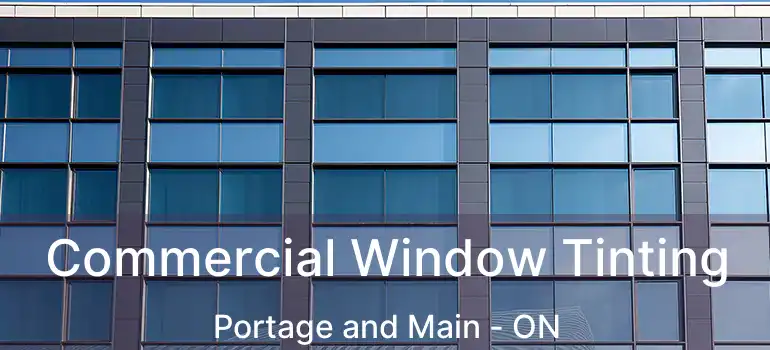  Commercial Window Tinting Portage and Main - ON